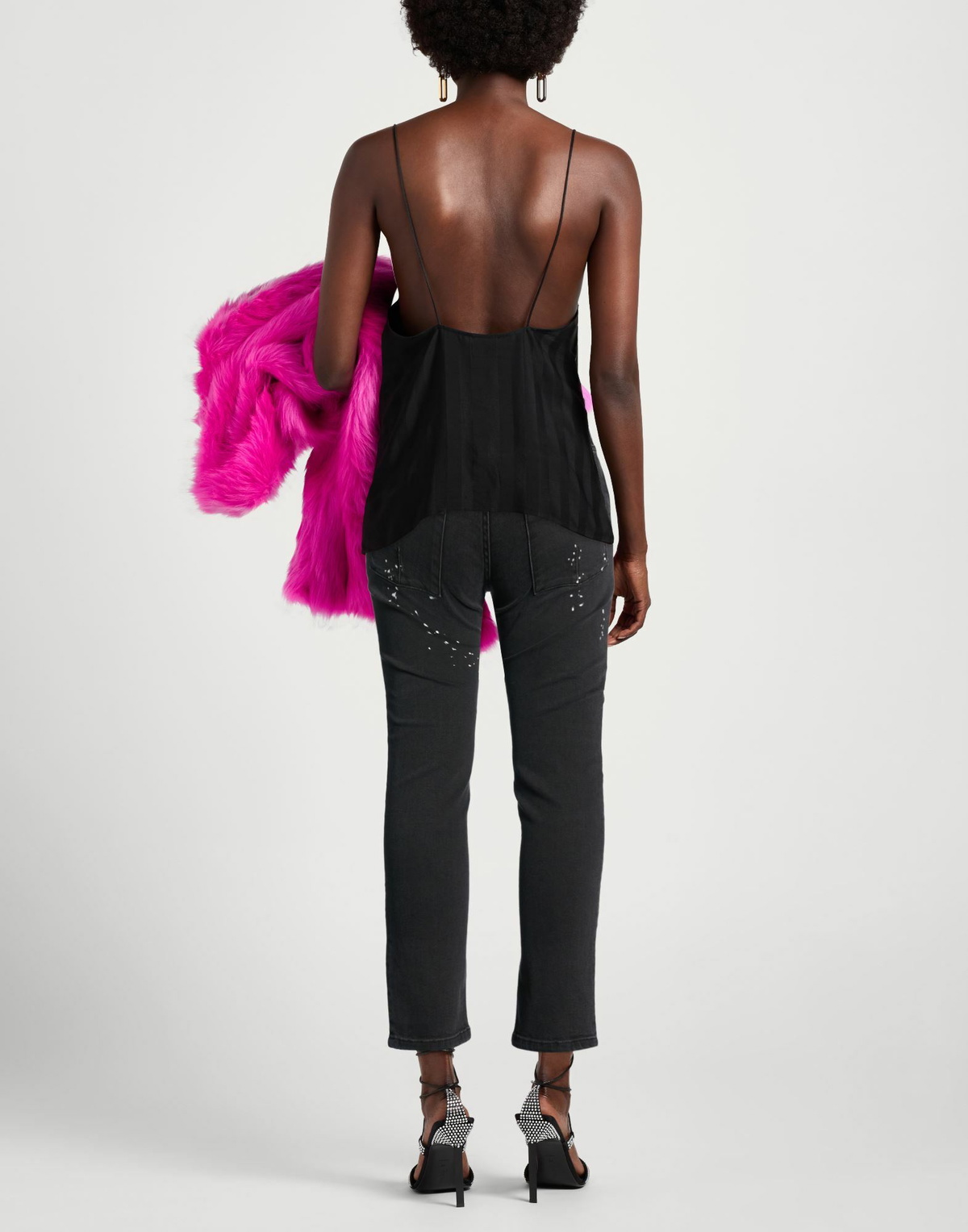 Costume National Womens Jeans in Black