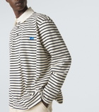 Wales Bonner City striped cotton polo shirt
