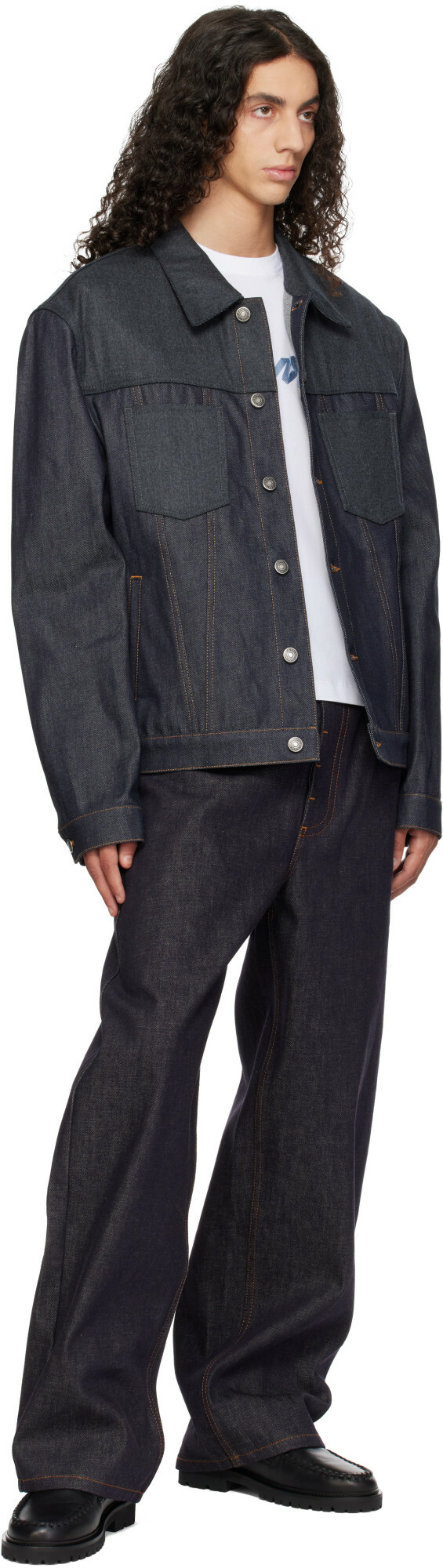 Lanvin Blue Classic Denim Jacket