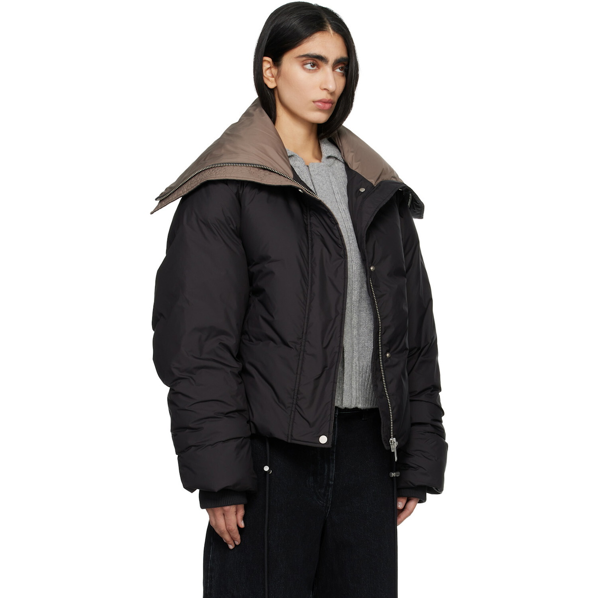 Entire Studios Black Kelly Down Jacket