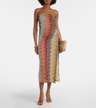 Missoni Wave lamé beach dress