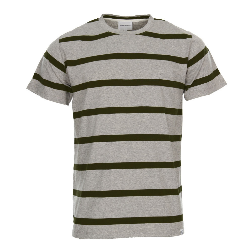 Niels T-shirt - Stripe Grey