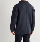 Inis Meáin - Unstructured Flecked Merino Wool and Cashmere-Blend Blazer - Blue