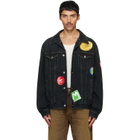MM6 Maison Margiela Navy Sports Denim Jacket