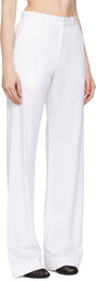 MARIE ADAM-LEENAERDT White Classic Trousers