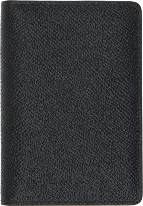 Photo: Maison Margiela Black Slim 2 Card Holder
