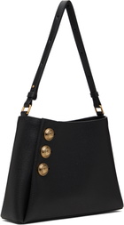 Balmain Black Emblème Shoulder Bag