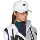 Nike White Futura Snapback Cap