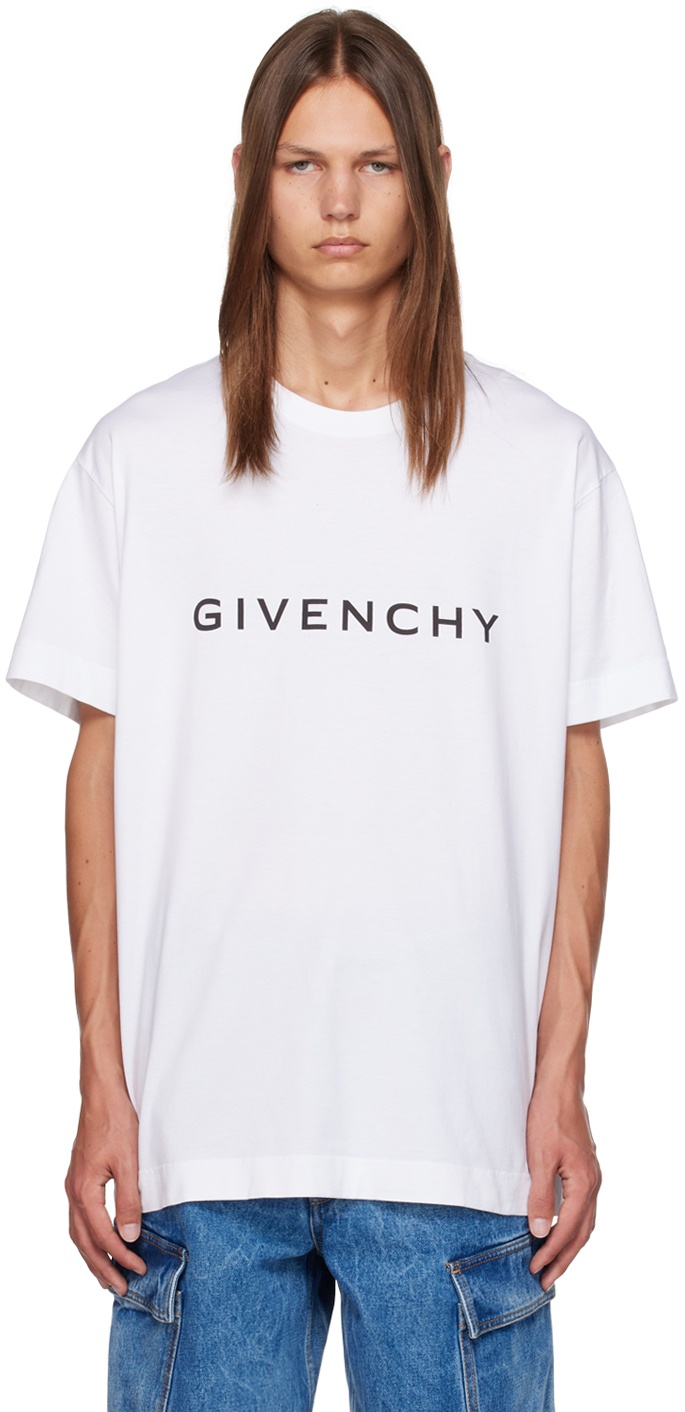 Givenchy White Archetype T-Shirt Givenchy