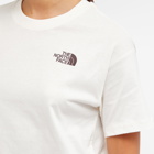 The North Face Women's Nuptse Face T-Shirt in Gardenia White