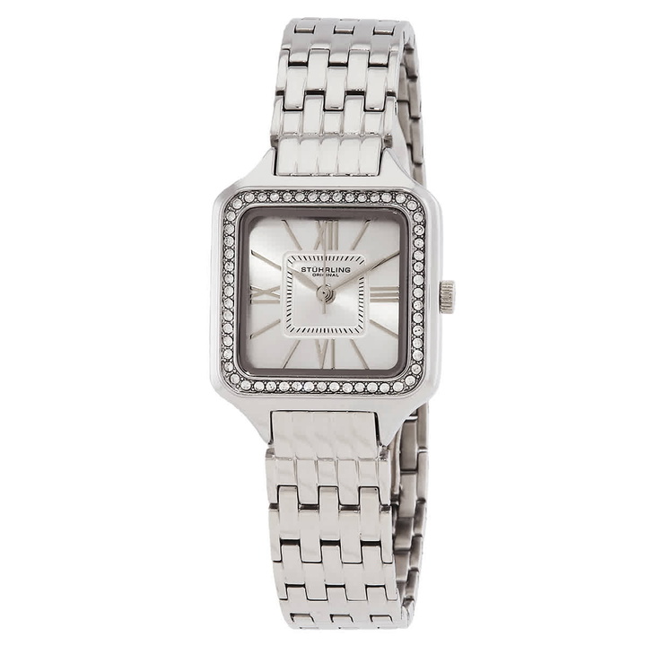 Photo: Stuhrling Original Symphony Quartz Silver Dial Ladies Watch M17212