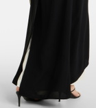 Proenza Schouler Daliah draped crêpe satin maxi dress