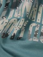 Billionaire Boys Club - Logo-Print Cotton-Jersey Hoodie - Blue