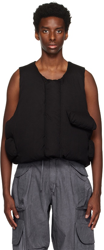 Photo: Entire Studios Black Pillow Down Vest