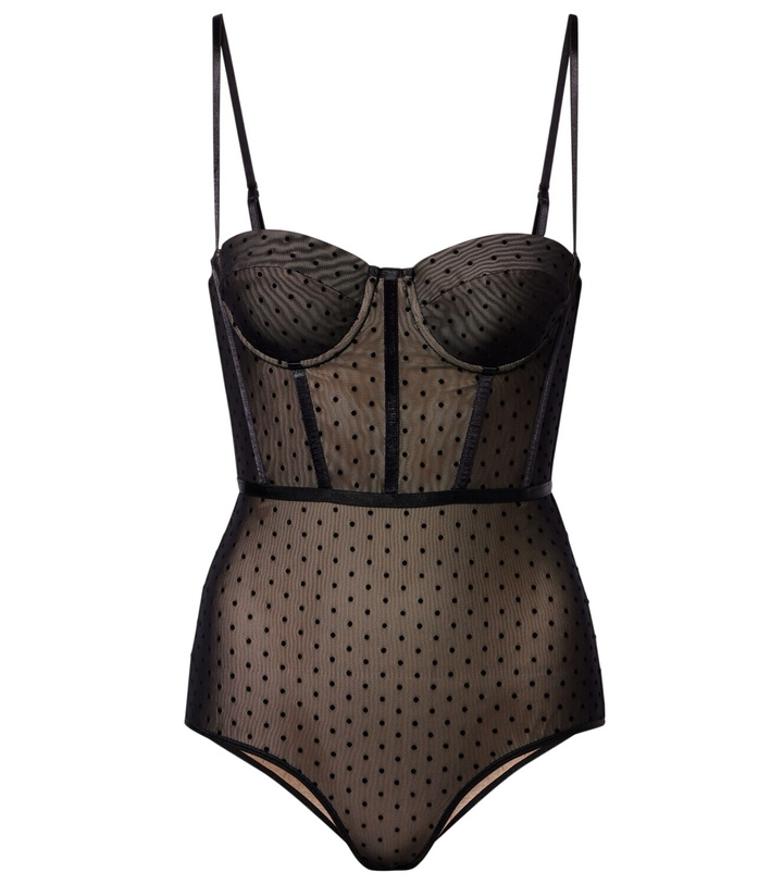 Photo: Zimmermann Dot mesh bodysuit