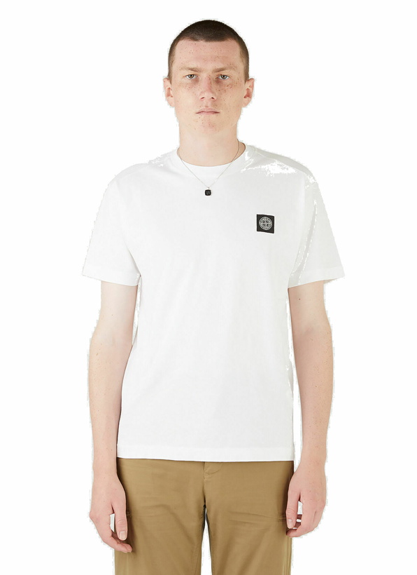 Photo: Logo-Patch T-Shirt in White