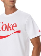 MC2 Saint Barth Man Cotton T-shirt With Coke Logo Placed Print | The Coca Cola Company Special Edition