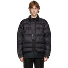 C2H4 Black Down Loom Puffer Jacket