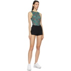 Maisie Wilen Green and Red Muscle Beach Tank Top