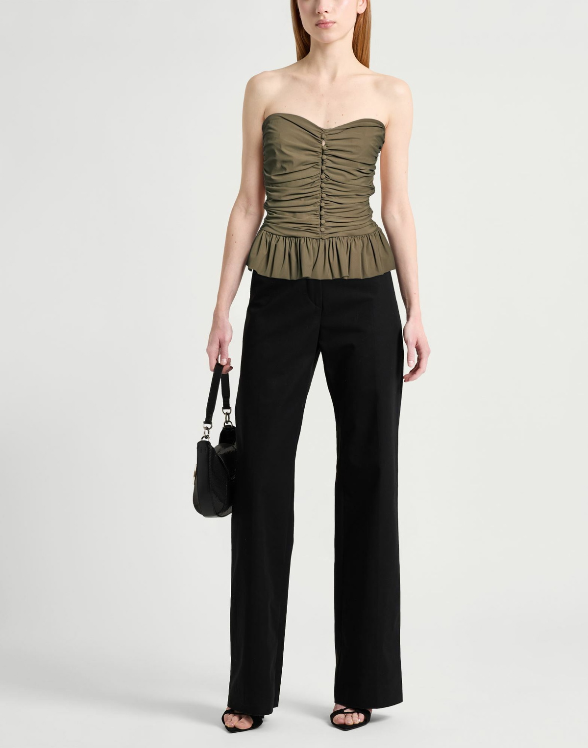Goldsign Womens Top Military in Green