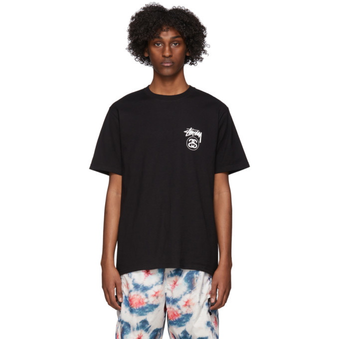 Photo: Stussy Black Stock Link T-Shirt