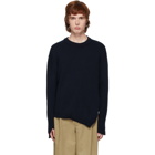 Comme des Garcons Shirt Navy Lochaven Of Scotland Edition Crewneck Sweater