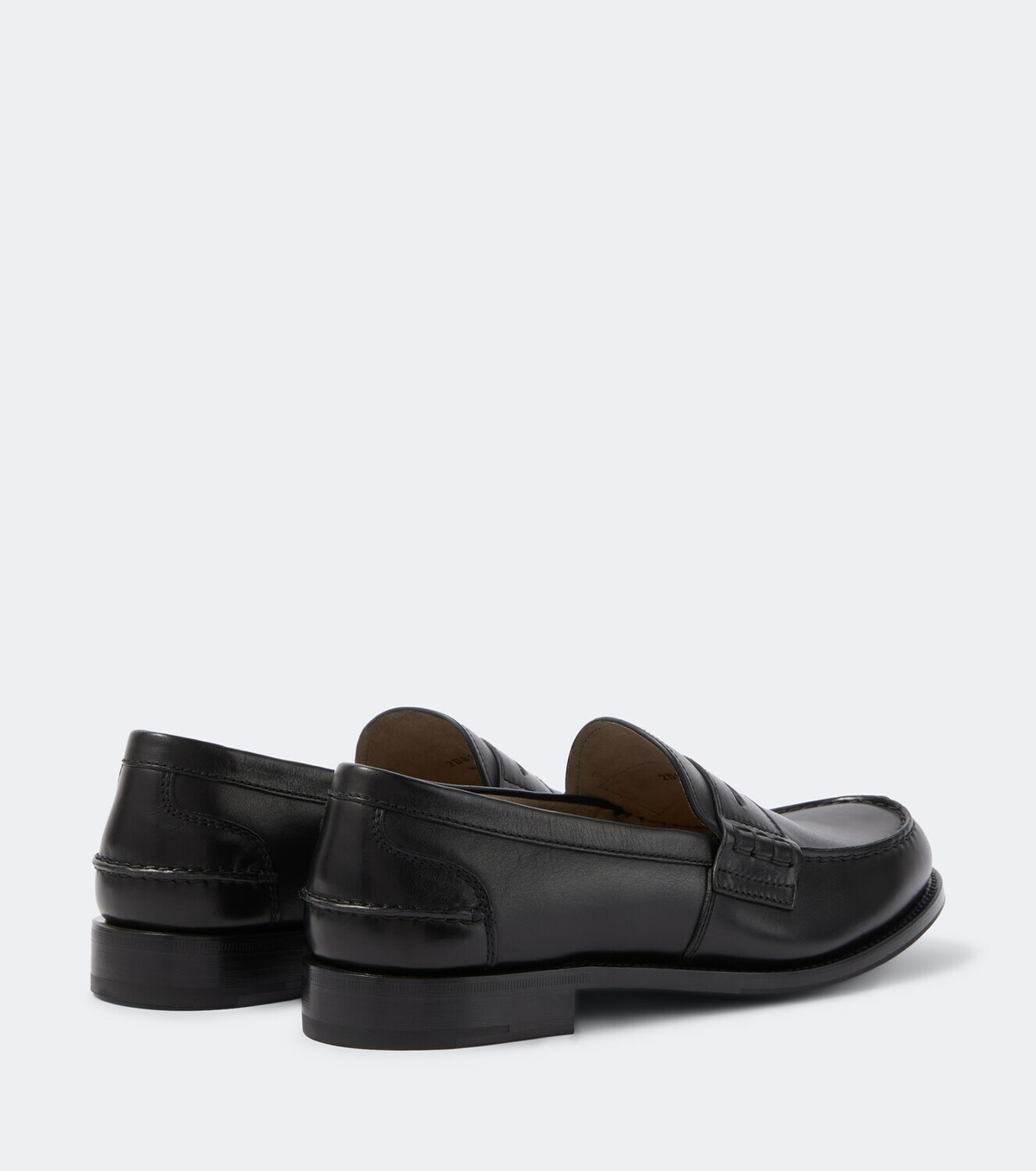 Prada Leather penny loafers