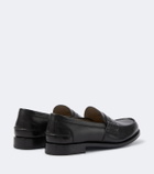 Prada Leather penny loafers