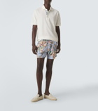 Etro Pegaso cotton piqué polo shirt