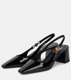 Versace Medusa '95 patent leather slingback pumps