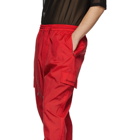 Juun.J Red Jogging Cargo Pants