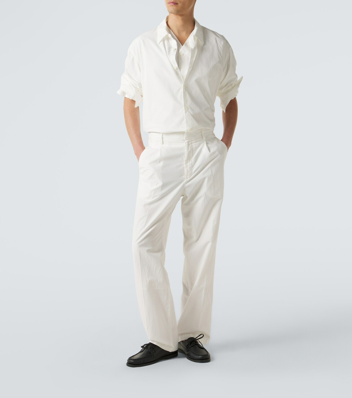 Auralee Cotton straight pants