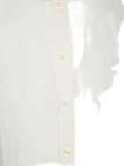 120% Lino Slim Fit latte Linen Shirt