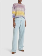 ETRO Faded Mohair Blend Crewneck Sweater