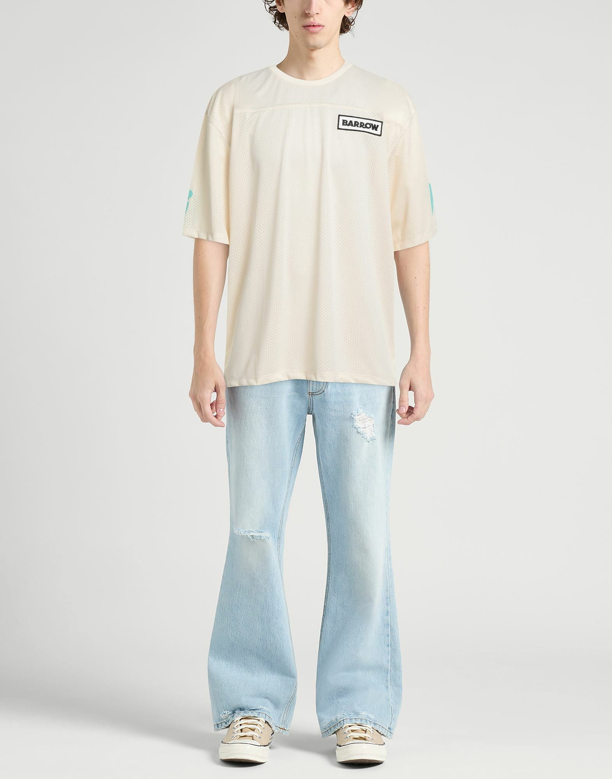Barrow Mens T-shirt in Ivory