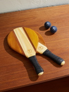 Frescobol Carioca - Leblon Wooden Beach Bat and Ball Set