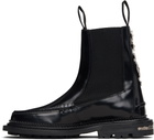 Toga Pulla Black Polido Chelsea Boots