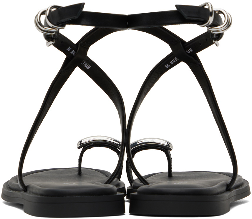 rag & bone Black Geo Ring Sandals