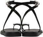 rag & bone Black Geo Ring Sandals