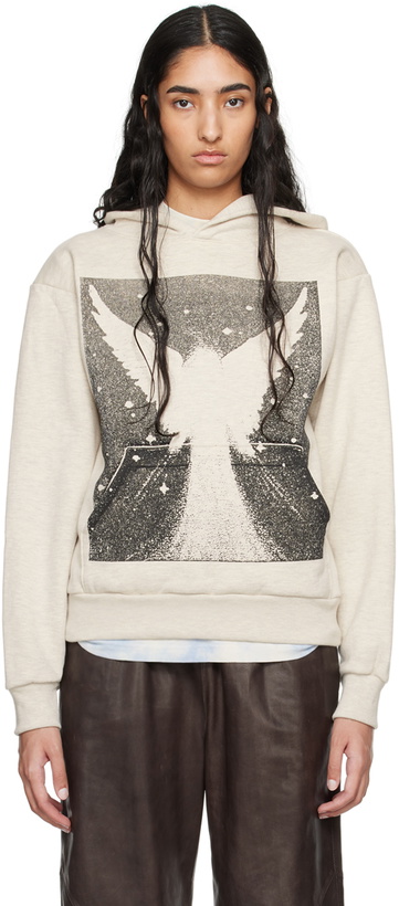 Photo: Online Ceramics Gray 'God Wins' Hoodie