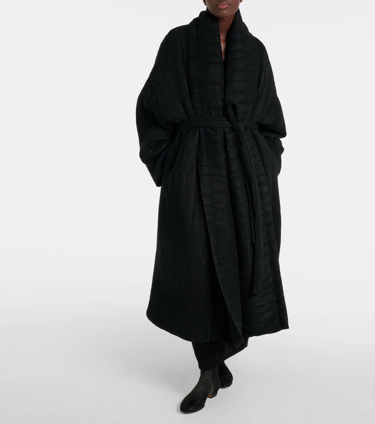 The Row Awar satin over-the-knee boots The Row