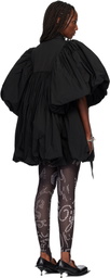 VAQUERA Black Pouf Minidress