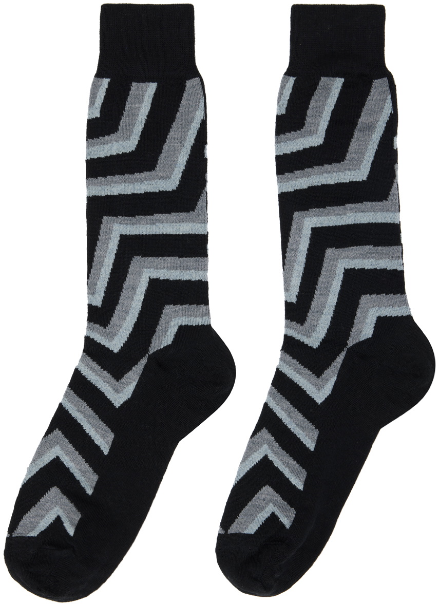 Paul Smith Three-Pack Multicolor Yale Zig Zag Socks