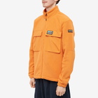 Napapijri Men's Polar Fleece Jacket in Orange Butternut