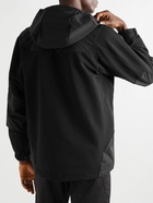 And Wander - Stretch-Shell Hooded Jacket - Black