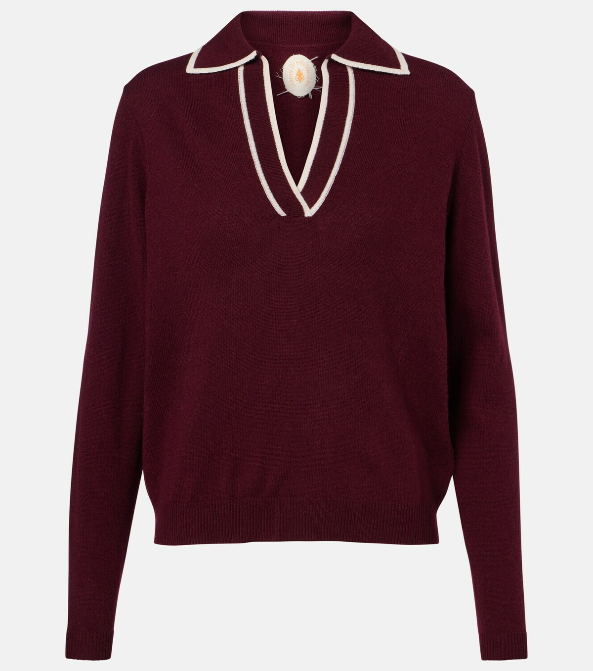 Jardin des Orangers Wool and cashmere polo sweater