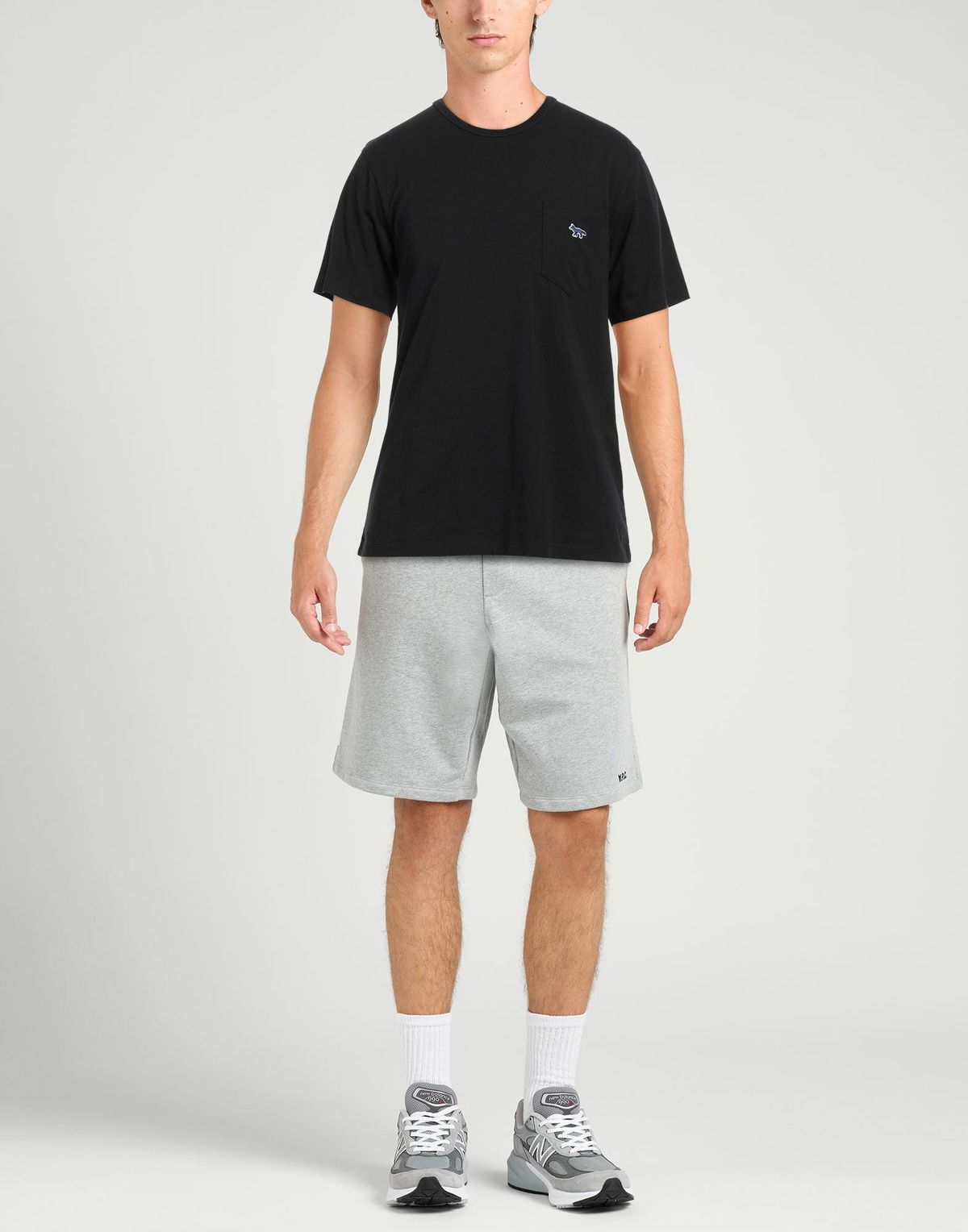 Maison Kitsuné Mens T-shirt in Black