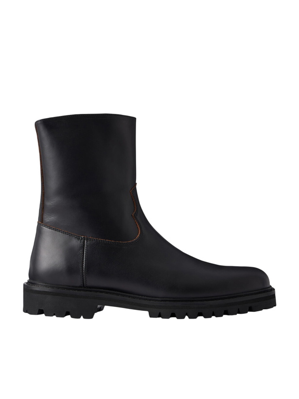 Photo: VINNY's - Moto Leather Boots - Black