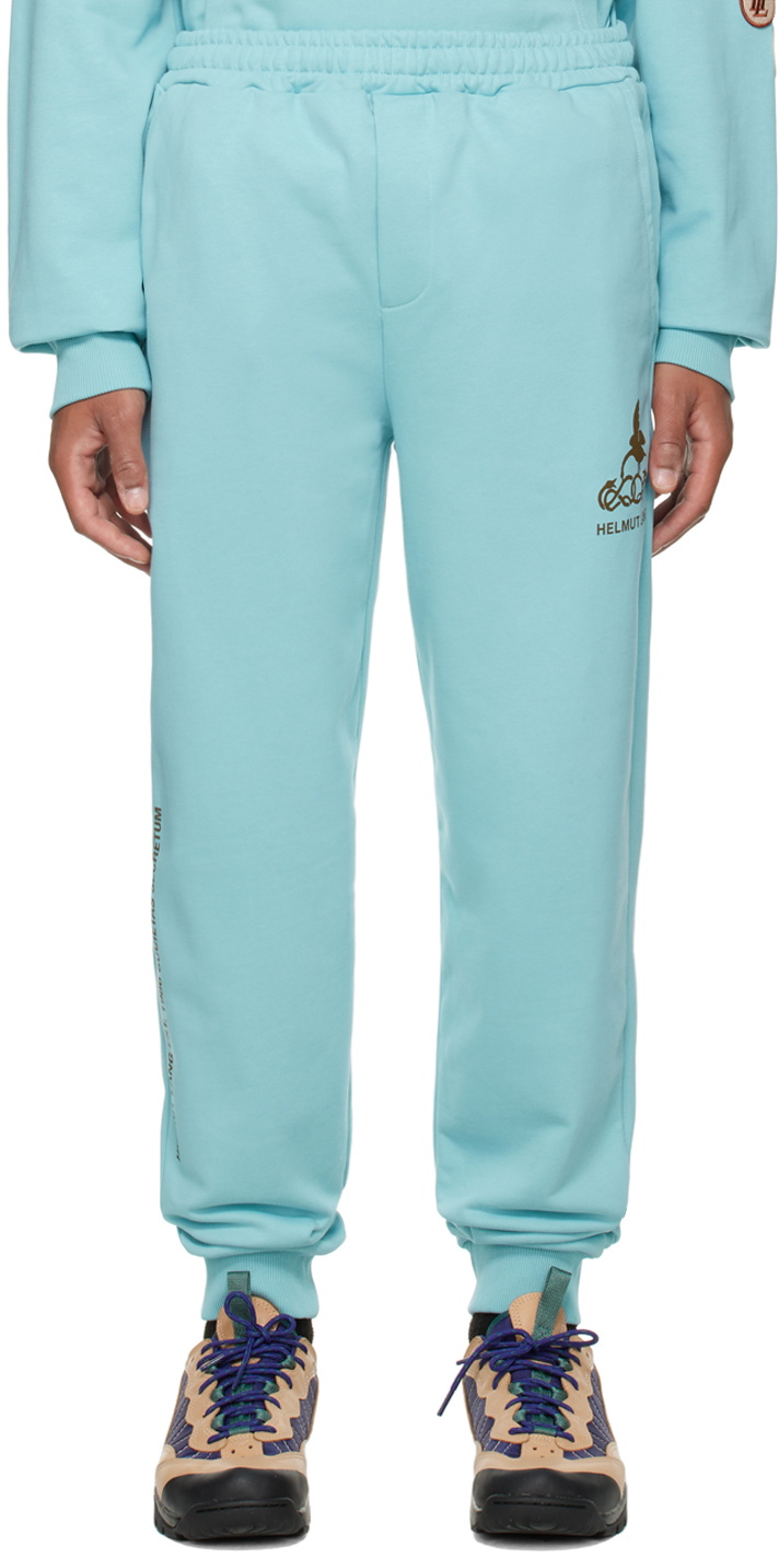 Helmut Lang Blue Societas Lounge Pants