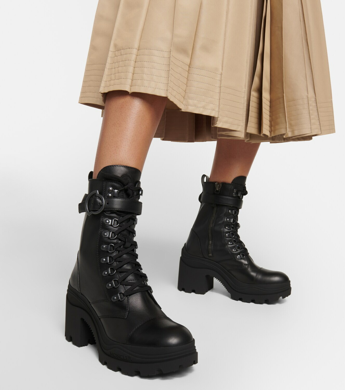 moncler combat boots